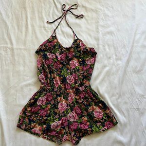 Belle Du Jour Floral Romper S